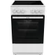 GORENJE GEC5A41WG elektromos tűzhely, üvegkerámia főzőlappal és légkeveréses sütővel