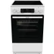 Gorenje GEC5C42WG kerámialapos villanytűzhely, 70 literes sütővel és légkeveréssel