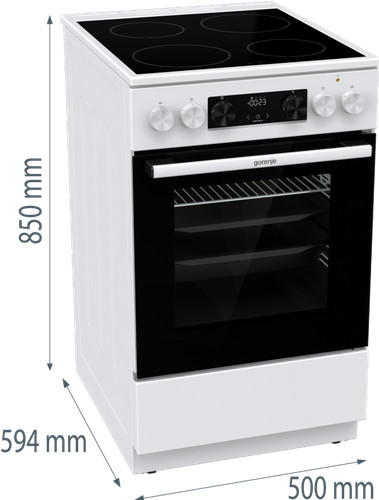 Gorenje GEC5C42WG kerámialapos tűzhely