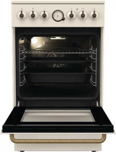 Gorenje GECS5B70CLI Classico villanytűzhely, üvegkerámia főzőlappal és légkeveréses sütővel