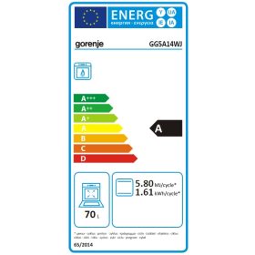 GORENJE GG5A14WJ gáztűzhely