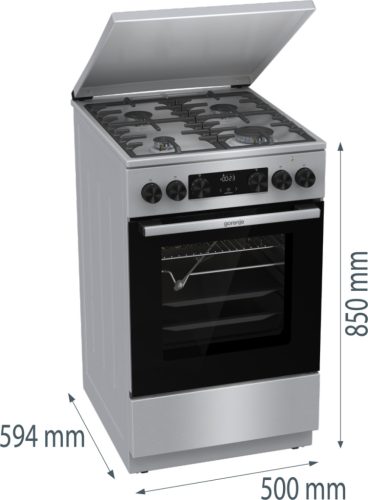 GORENJE GKS5C71XF kombinált tűzhely