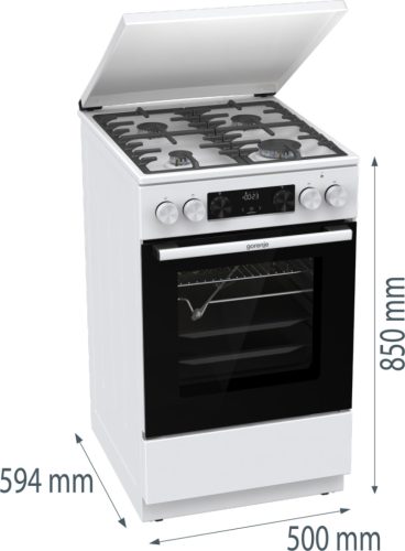 GORENJE GKS5C72WF kombinált tűzhely