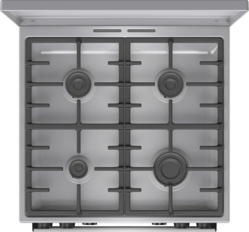 GORENJE GKS6C71XF INOX kombinált tűzhely 60 cm széles