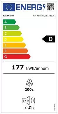 Liebherr GN 46Vd25 Álló fagyasztószekrény NoFrost-tal