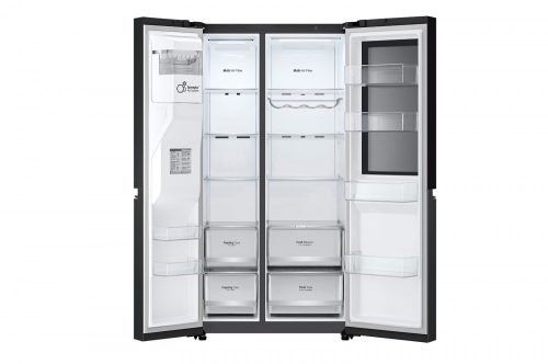 LG GSGV80EPLD InstaView™ Side-by-Side hűtőszekrény DoorCooling⁺ᵀᴹ és ThinQ™ technológia, 635L kapacitás