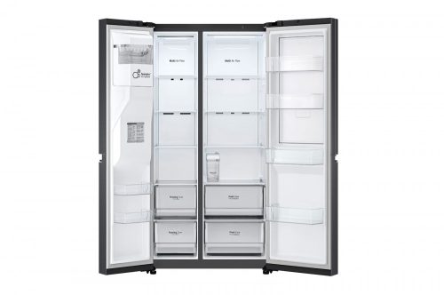 LG GSJV71MCTE Door-in-Door™ Side-by-Side hűtőszekrény, DoorCooling™ és ThinQ™ technológia, 635L kapacitás