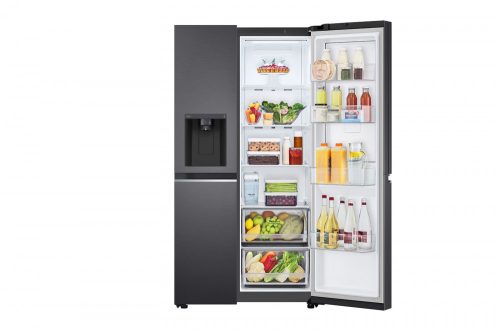 LG GSJV71MCTE Door-in-Door™ Side-by-Side hűtőszekrény, DoorCooling™ és ThinQ™ technológia, 635L kapacitás