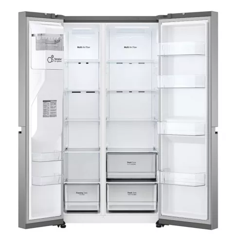LG GSLV50PZXE Side-by-Side hűtőszekrény, DoorCooling⁺™ technológia, 635L kapacitás