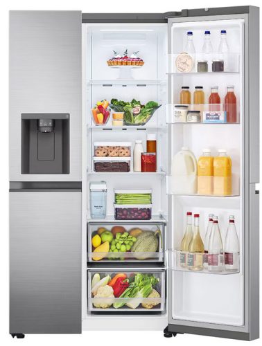 LG GSLV51PZXE side by side hűtőszekrény 635L kapacitás