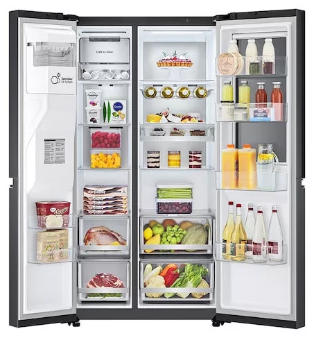 LG GSXV90MCDE InstaView Door-in-Door™ Side-by-Side hűtőszekrény, 635 l, Total No Frost, Wi-Fi