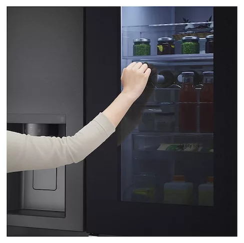 LG GSXV90MCDE InstaView Door-in-Door™ Side-by-Side hűtőszekrény, 635 l, Total No Frost, Wi-Fi