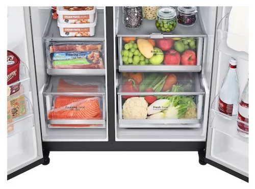 LG GSXV90MCDE InstaView Door-in-Door™ Side-by-Side hűtőszekrény, 635 l, Total No Frost, Wi-Fi