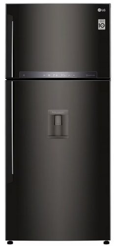 LG GTF744BLPED felülfagyasztós hűtőszekrény, DoorCooling+™ és ThinQ™ technológia, 509L kapacitás