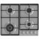 Gorenje GW641EX 60 cm-es gázfőzőlap öntöttvas ráccsal és wok égővel