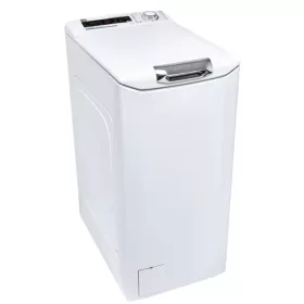  HOOVER H3TSM47TAMCE-S felültöltős mosógép, 7 kg, 1400 centrifuga, GŐZ, INVERTER