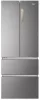 HAIER HB17FPAAA francia ajtós hűtőszekrény, 446 l, platina inox