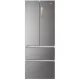 Haier HB17FPAAA francia ajtós hűtőszekrény, 446 l, E energiaosztály, Total No Frost, platina inox
