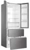HAIER HB17FPAAA francia ajtós hűtőszekrény, 446 l, platina inox