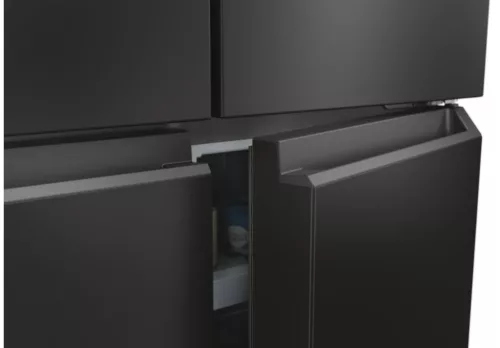 HAIER HCR3818ENPTE 4 ajtós hűtőszekrény, E energiaosztály, fekete