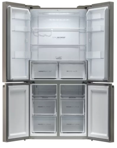 HAIER HCR5919ENMM 4 ajtós hűtőszekrény, 643 l, New Platinum Inox