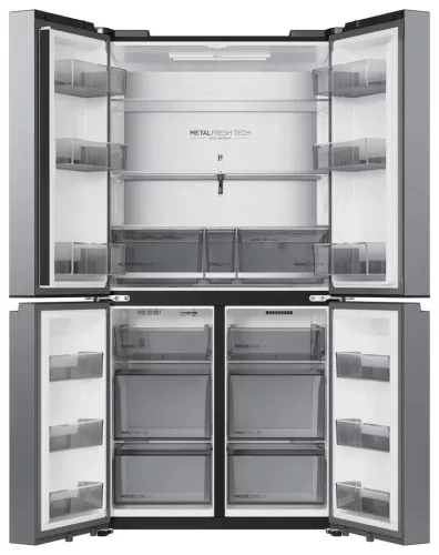 Haier HCR59F18DNMM többajtós hűtőszekrény, No Frost, D energiaosztály