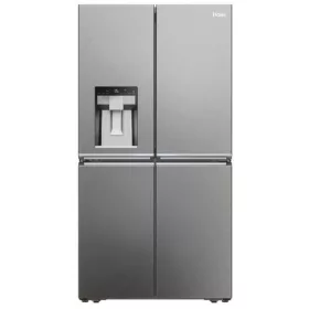   HAIER HCR7918EIMP négyajtós többajtós hűtőszekrény 601 l, No Frost, E energiaosztály, platina inox