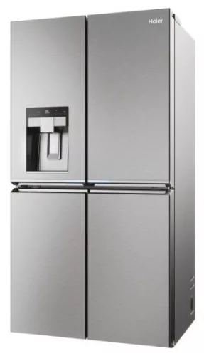 HAIER HCR7918EIMP négyajtós többajtós hűtőszekrény 601 l, No Frost, E energiaosztály, platina inox