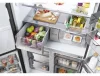 HAIER HCR7918EIMP négyajtós többajtós hűtőszekrény 601 l, No Frost, E energiaosztály, platina inox
