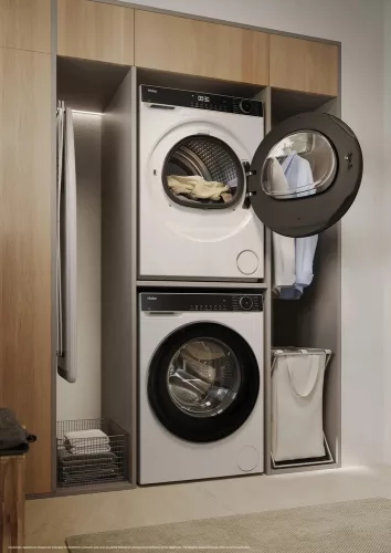 Haier HD70-D357TU1-S hőszivattyús szárítógép 7 kg, Wi-Fi, inverteres, fehér