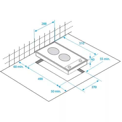 BEKO HDCE32201X beépíthető dominó vasmagos főzőlap 30 cm