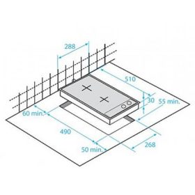 BEKO HDCG-32220SX beépíthető domino gázlap