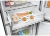 Haier HDPW3618DNPK No Frost kombinált hűtőszekrény, inox, 352 l, D energiaosztály