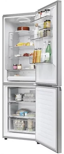 Haier HDPW3618DNPK No Frost kombinált hűtőszekrény, inox, 352 l, D energiaosztály