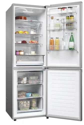 HAIER HDPW3618DNPK 2 ajtós alulfagyasztós hűtőszekrény, 352 l, Inox