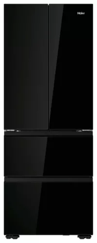 Haier HFKR5718DNGB négyajtós hűtőszekrény, D energiaosztály, No Frost, fekete