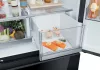 Haier HFKR5718DNGB négyajtós hűtőszekrény, D energiaosztály, No Frost, fekete
