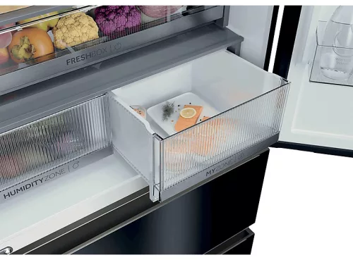 HAIER HFKR7819DNGB 4 ajtós No Frost hűtőszekrény 468 l D fekete