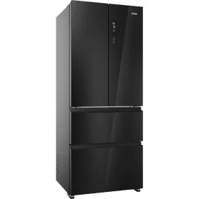   Haier HFR3718ENGB többajtós No Frost hűtőszekrény, 402 l, E energiaosztály, fekete