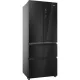 Haier HFR3718ENGB többajtós No Frost hűtőszekrény, 402 l, E energiaosztály, fekete