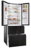 Haier HFR3718ENGB többajtós No Frost hűtőszekrény, 402 l, E energiaosztály, fekete