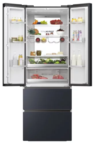 Haier HFW7720ENMB francia ajtós hűtőszekrény, No Frost, WiFi, 477 l