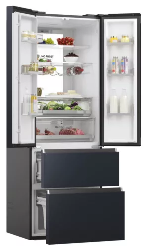 Haier HFW7720ENMB francia ajtós hűtőszekrény, No Frost, WiFi, 477 l