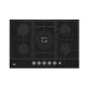 BEKO HILW75235S beépíthető gázfőzőlap 75 cm, 5 égő, wok égő