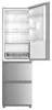 HAIER HTR3518ENMX 3 ajtós alulfagyasztós hűtőszekrény 303 l E inox