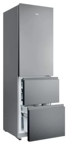HAIER HTR3518ENMX 3 ajtós alulfagyasztós hűtőszekrény 303 l E inox