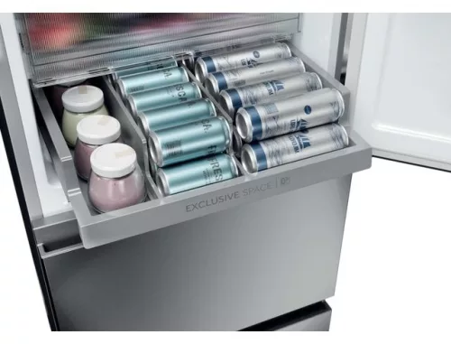 HAIER HTR3518ENMX 3 ajtós alulfagyasztós hűtőszekrény 303 l E inox