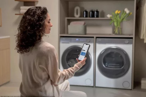 Haier HW100-B14367U1-S elöltöltős mosógép, 10 kg, Wi-Fi, A energiaosztály