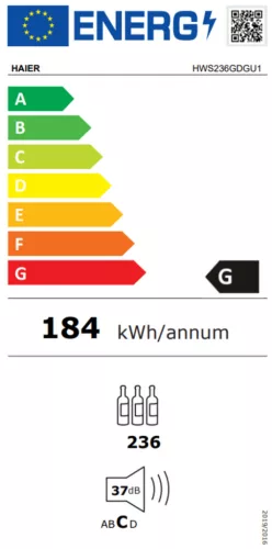 HAIER HWS236GDGU1 borhűtő