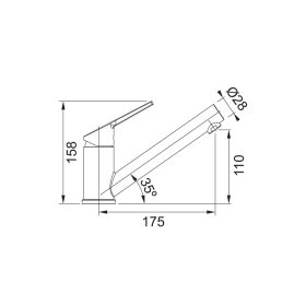 Franke Ira Chrome csaptelep